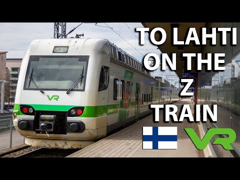 To Lahti on the Z-train | A trip on Finlands Sm4 commuter train | VR Finnish Railways