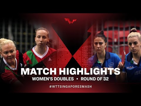 Dora Madarasz/Georgina Pota vs Giorgia Piccolin/Debora Vivarelli | WD | Singapore Smash 2022 (R32)