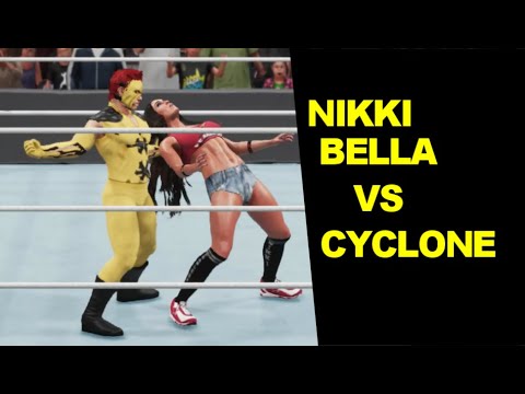 WWE 2K18 Nikki Bella vs Cyclone - Mixed Knockout Match