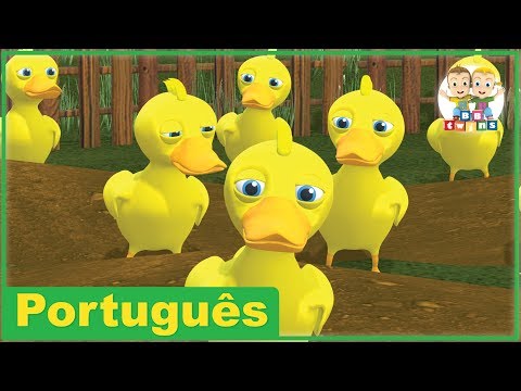 10 Patinhos | Canções | Creche Pré-Escolar | BBtwins | Vídeos HD | Português