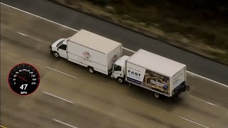 03/06/24: Stolen box truck driver travels wrong way, rams another box truck