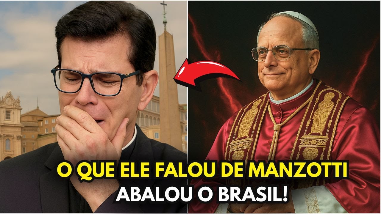 PAPA LEÃO XIV MENCIONA PADRE MANZOTTI EM SEU DISCURSO… E O QUE ELE DIZ CHOCA O BRASIL!