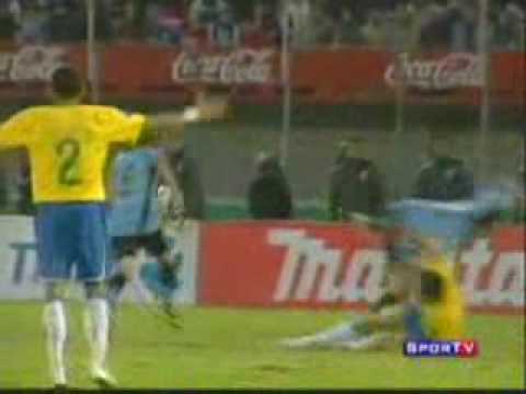 Uruguay 0 x 4 Brasil - Eliminatorias 2010 - gols - South American World Cup Qualifiers