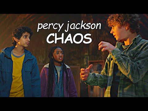 percy jackson being chaotic — "she met a pinecone's fate." (1x03)