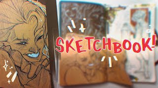 Complete a Sketchbook Spread with Me!