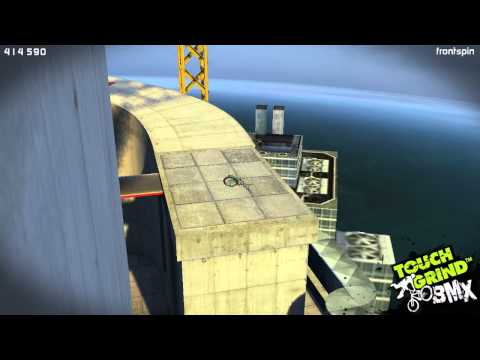 almost 3 million points (bmx game iphone) in map skyline - Touchgrind BMX