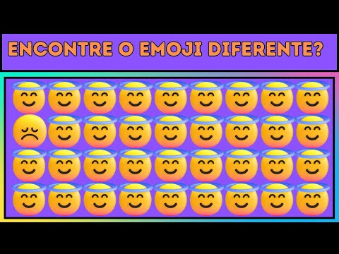 😎ENCONTRE O EMOJI DIFERENTE  EM 20 SEGUNDOS #3