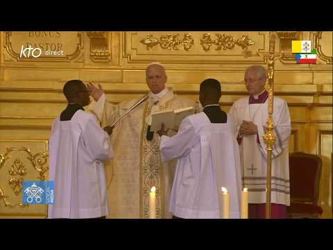 Messe du pape Léon XIV à la basilique de l’Immaculée Conception à Mongomo #PapeenGuinéeÉquatoriale