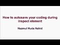Chrome Devtools Autosave CSS