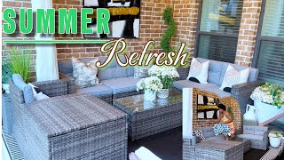 NEW* DECORATE WITH ME | PATIO MAKEOVER & REFRESH