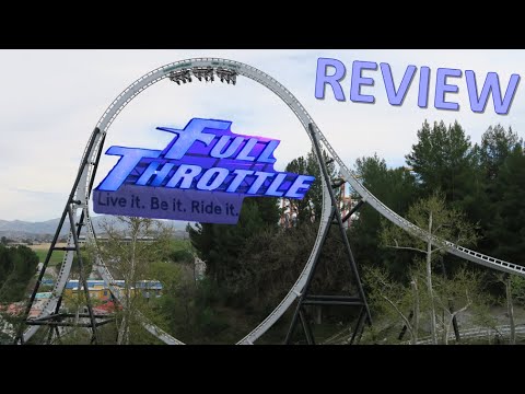 Video review of Full Throttle by Canobie Coaster