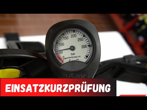 Short operational test of compressed air breathing apparatus | Respiratory protection for firefig...