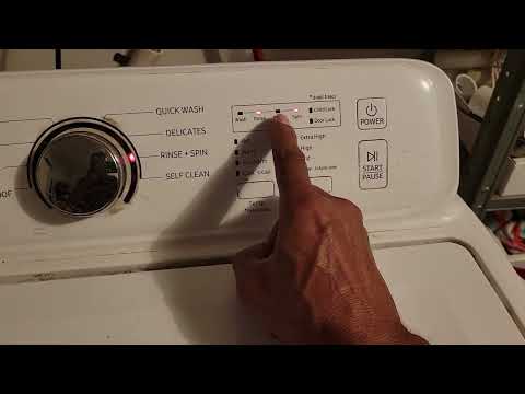 Samsung self clean washer..how to reset and fix rinse cycle