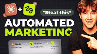 FULL Claude + Higgsfield Tutorial: Automated Marketing System!