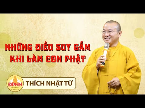 Những điều suy gẫm khi làm con Phật 