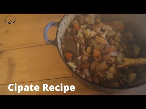 How to Cut a Rabbit for Dinner plus Cipate Recipe {VIDEO}