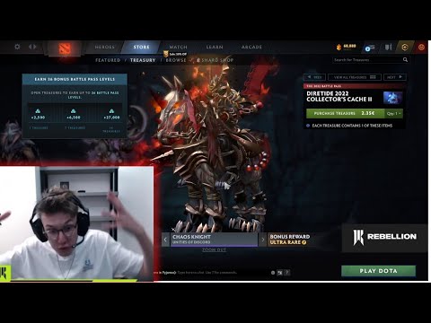 SabeRLighT- reacts to the DIRETIDE Collector's Cache 2