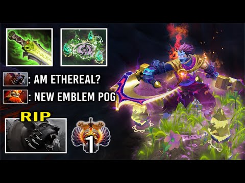 NEW COSMICALLY RARE EMBLEM Ethereal Anti-Mage Counter Top 1 MMR Ursa Yatoro vs Crystallis WTF Dota 2