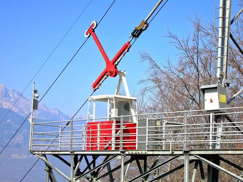 Luftseilbahn Camorino - Croveggia Bergfahrt - funivia Svizzera Seilbahn Schweiz Switzerland