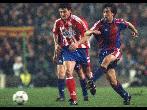 1994/95.- FC Barcelona 1 Vs. Atlético Madrid 4 (Copa Rey - Octavos Ida)
