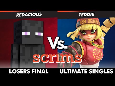 Scrims Showdown 48 Losers Finals - Redacious (Steve) Vs. Teddie (Lucina, Min Min) SSBU Ultimate