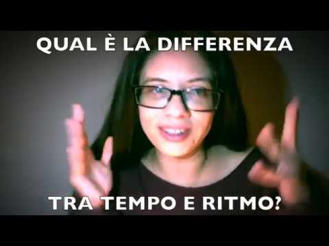 Differenza tra tempo e ritmo