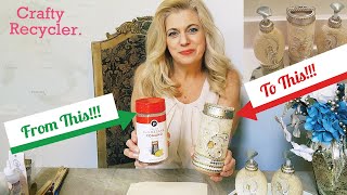 DIY Toothbrush Holder from Recycle / Bling Decor