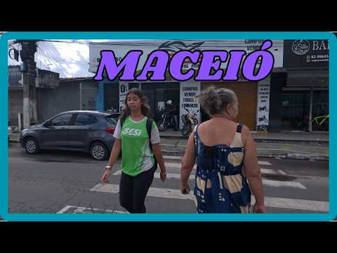 4 OUTUBRO - A VIDA EM  MACEIÓ  MCZ - Walking Tour 4K  MACEIÓ Brasil