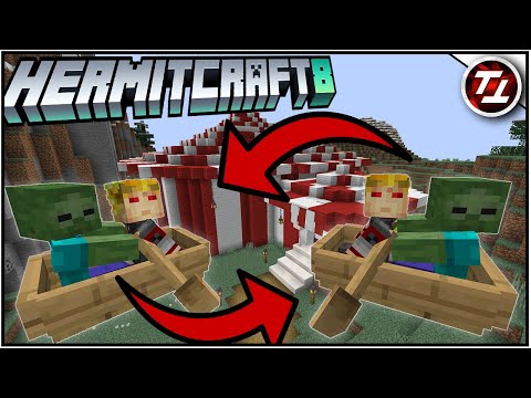 Zombie Bumper Boats! - Hermitcraft 8: #12