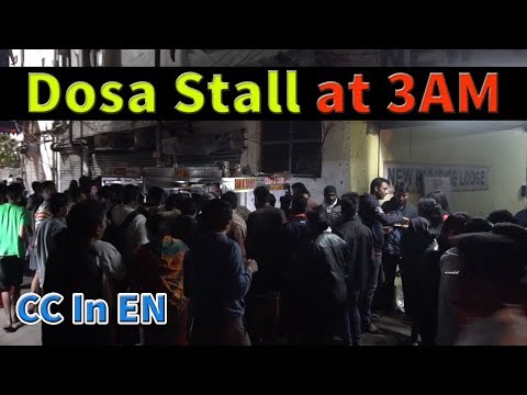 Breakfast in Hyderabad Episode 2 | Mid night Dosa at Ram ki Bandi