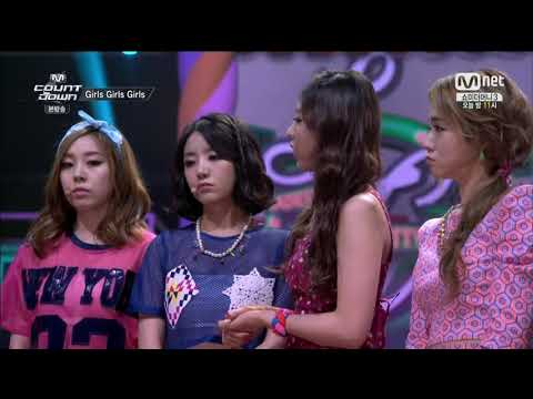 베스티 BESTie+레이디스코드 Ladies Code Talk Cut (2014.07.10 엠카운트다운 Special Stage Girls Girls Girls)