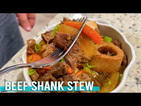 Beef Shank Stew | One of the cheapest cuts of beef, but so flavorful!