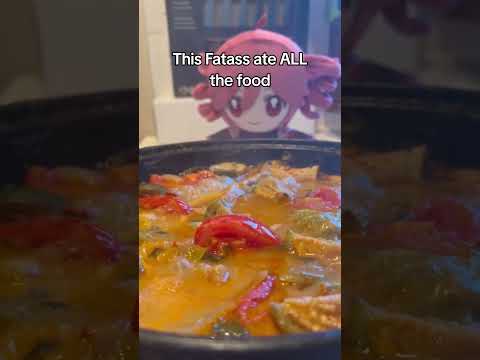 Kasane Teto Eats all the WHOLE Pot #animecharacter #hatsunemiku #kasaneteto #miku #vocaloid #anime