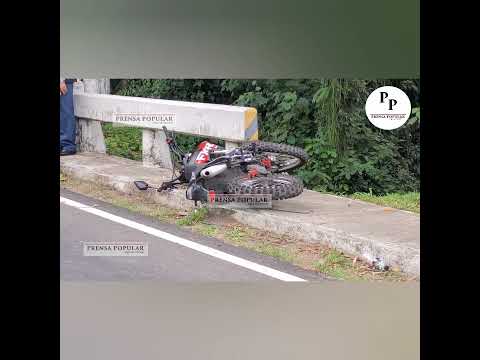 Salvadoreña queda sin signos vitales en la ruta a San Francisco Zapotitlán