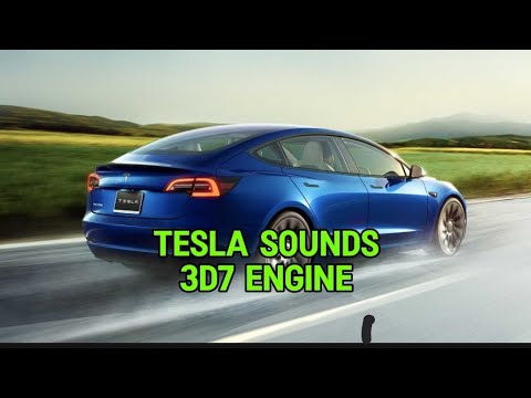 Tesla 3D7 Motor sound at 18,000 RPM
