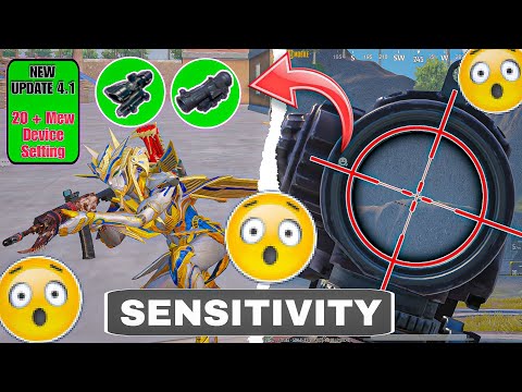 Update 4.1 zero recoil Best sensitivity and All Control Settings for all devices in BGMI/PUBGM