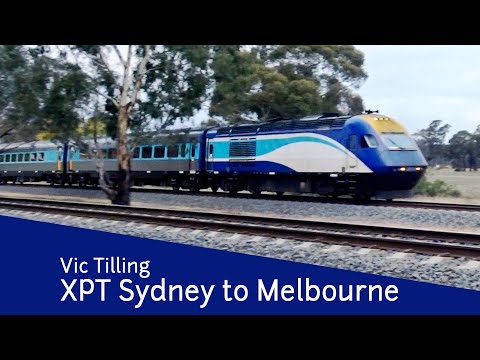 XPT Sydney to Melbourne Chiltern Railway Station Victoria