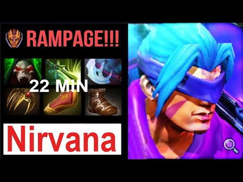 Anti - Mage Rampage | Nirvana Anti - mage Mid Gameplay - Dota 2 ranked Gameplay