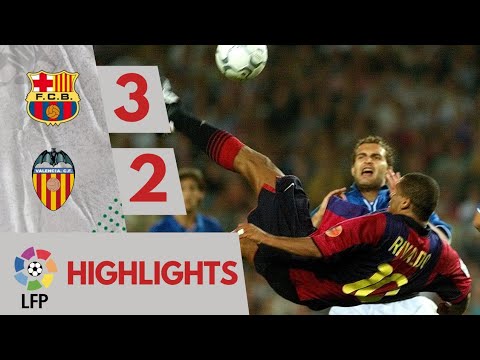 FC Barcelona vs. Valencia CF | highlights | La Liga 2000-01 Jornada 38