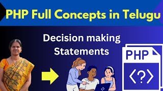 Decision making statements in PHP || PHP in telugu