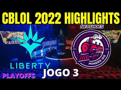 LBR x NMG HIGHLIGHTS JOGO 3 CBLOL Playoffs 2022 Liberty x NetShoes Miners | CBLOL MELHORES MOMENTOS
