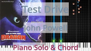 🎹Test Drive, Solo &amp; Chord, John Powell, Synthesia Piano