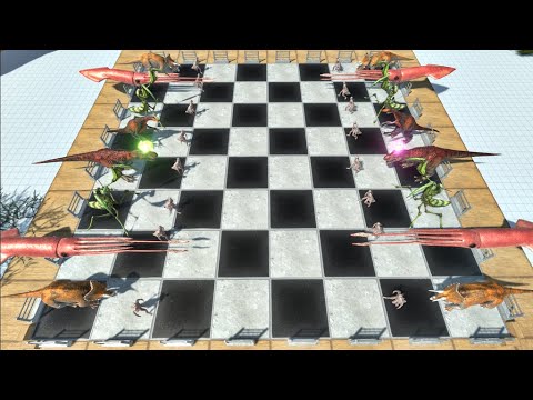 Ever Seen Giant Chess Animal Battle  - Animal Revolt Battle Simulation