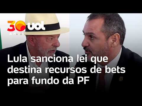 Lula sanciona lei que destina recursos de bets para fundo da PF