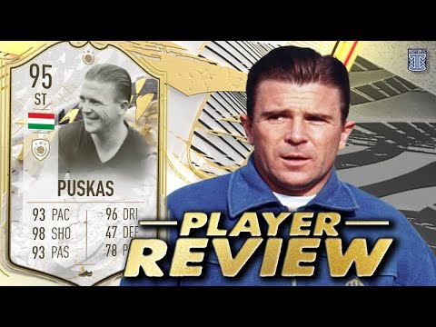95 PRIME ICON MOMENTS PUSKAS PLAYER REVIEW - SBC PLAYER - FIFA 22 ULTIMATE TEAM