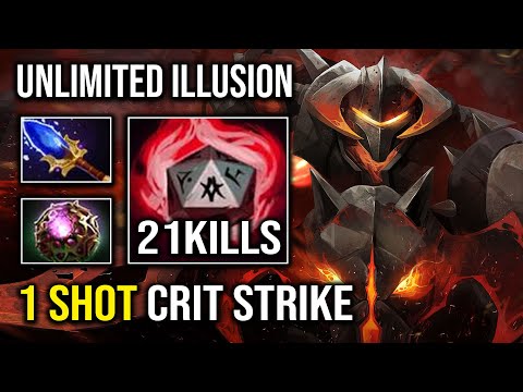 UNLIMITED CRIT RATE Instant 1 Shot Chaos Knight Brutal Illusion Army Super Carry Dota 2