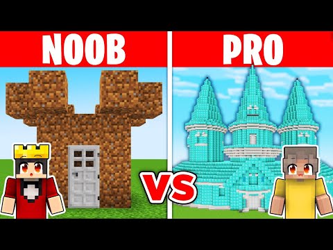 NOOB VS PRO: KALE YAPI KAPIŞMASI! - Minecraft