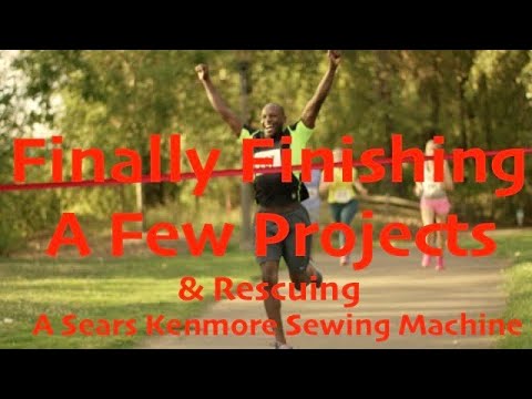 My Sew Called Life - The Joy Of Adding Pockets & The Rusty Sears Kenmore Sewing Machine From Space