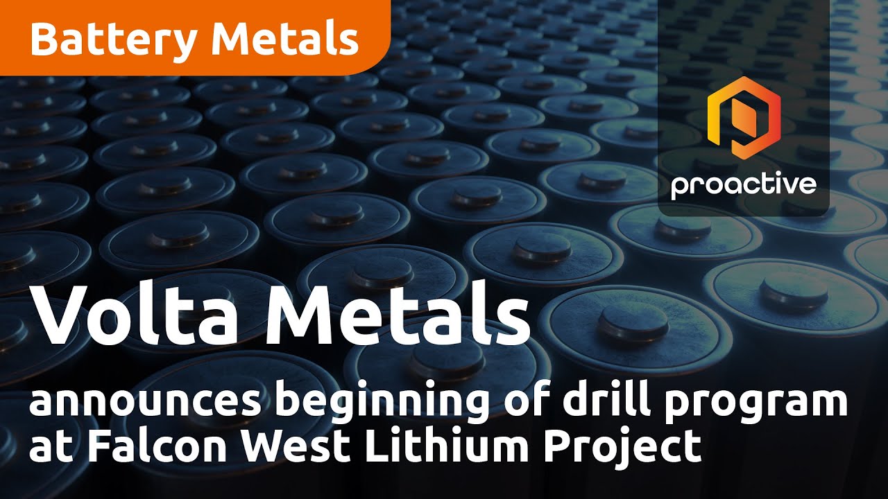 Volta Metals announces beginning of drill program at Falcon West Lithium Project