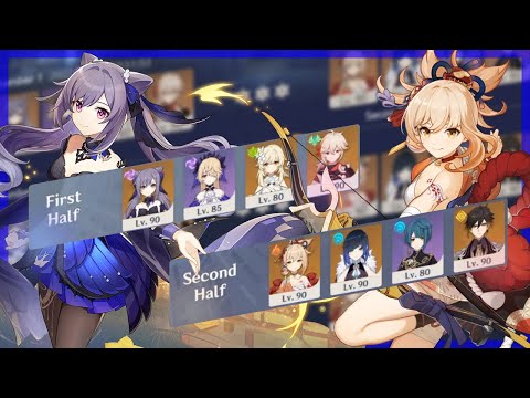 3.0 Abyss 12 | C1 Keqing Aggravate  + C0 Yoimiya Vape